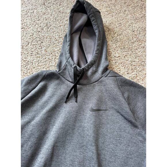 NIKE Gray Dri-fit pullover sweatshirt/hoodie/Fleece, size Medium - Picture 8 of 12